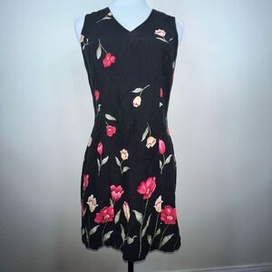 Niki-Lee California Vintage Floral Sheath Dress